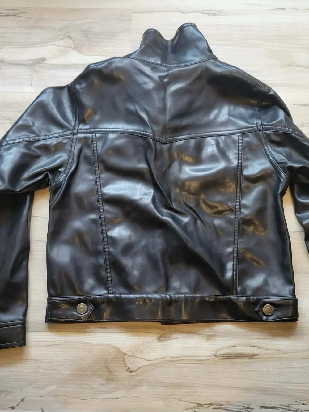 Kids Faux Leather Western Jacket